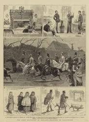 Die Landagitation in Irland, Skizzen in Ballinrobe